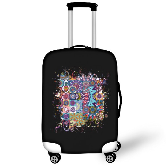 Joyful mosaic Luggage Covers