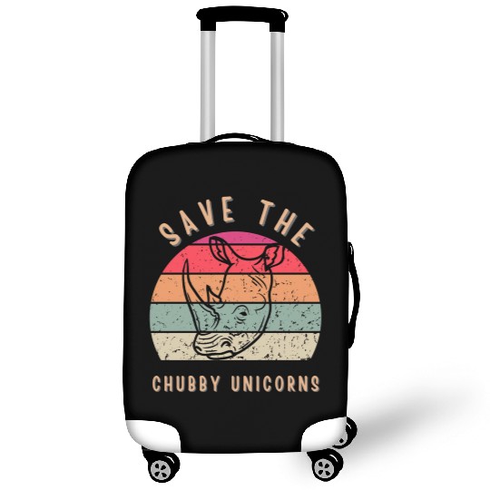 Save The Chubby Unicorns Vintage Luggage Covers