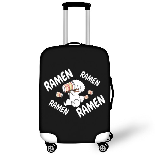 Bichon Frise Instant Ramen Noodles Luggage Covers