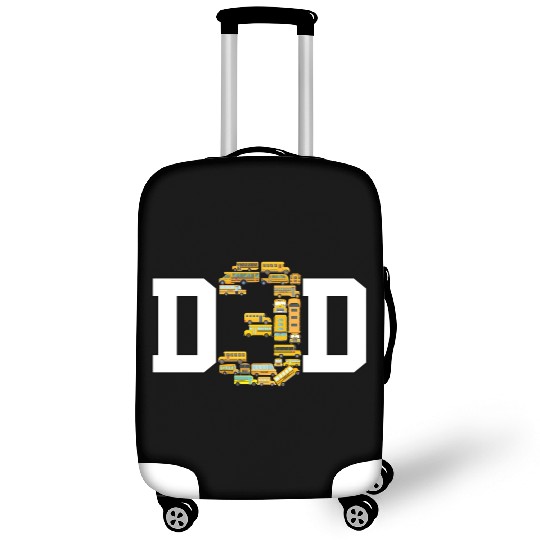 Dad of 3 Year Old Kids Boys School Bus Daddy Luggage Covers