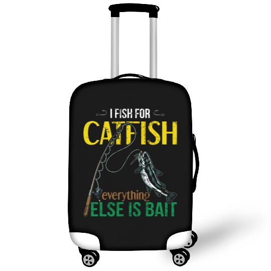 I Fish For Catfish Everything Else Is Bait - Wels Luggage Covers
