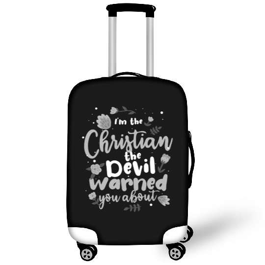 Christian the Devil Warned You About Christian Luggage Covers