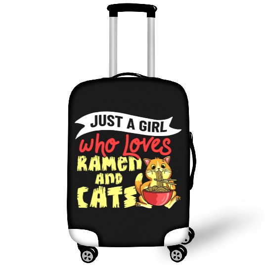 Ramen Cat Bowl Chicken Noodle Soup Japanese Luggage Covers