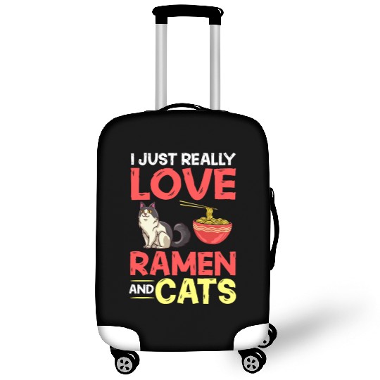 Ramen Cat Bowl Chicken Noodle Soup Japanese Luggage Covers