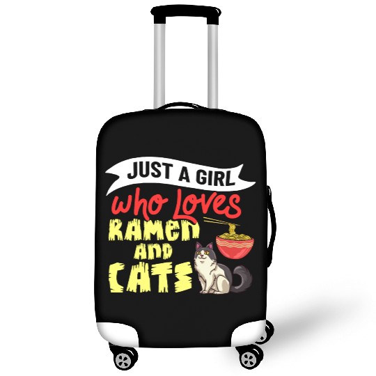 Ramen Cat Bowl Chicken Noodle Soup Japanese Luggage Covers