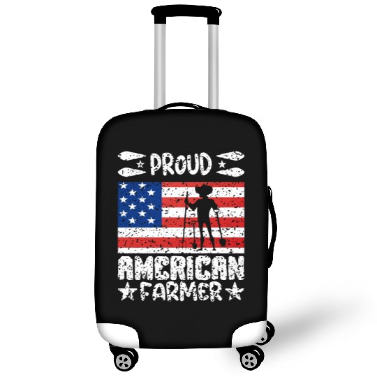 Proud American Farmer Luggage Covers