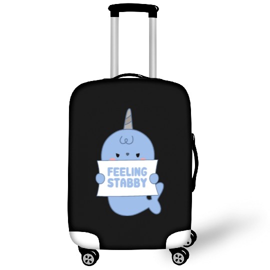 Feeling Stabby, Narwhal Luggage Covers