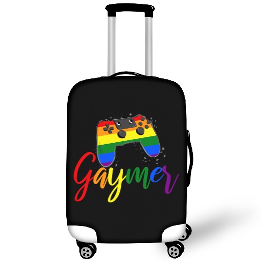 Funny Gaymer Controller Gay Gamer Rainbow LGBT Luggage Covers