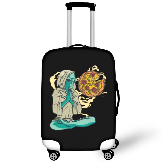 Pizza Alien Luggage Covers