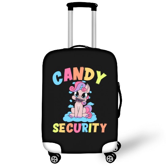 Candy Security Funny Easy Unicorn Halloween Costum Luggage Covers