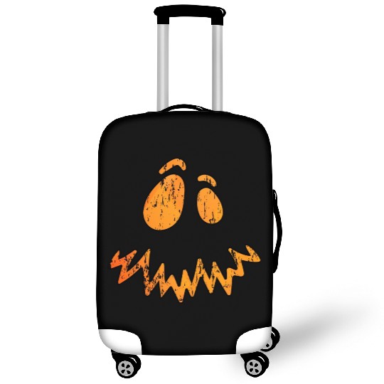 Jack O Lantern Scary Carved Pumpkin Face Luggage Covers