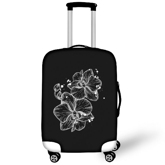 Breathtaking amazing orchid (white version) Luggage Covers