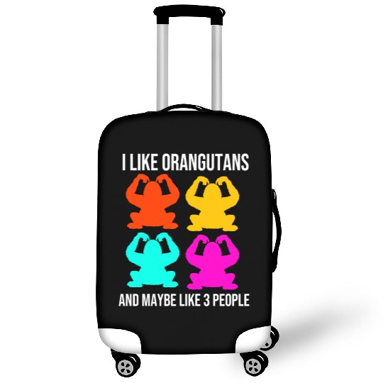 I Like Orangutans Ape Monkey Lover Orangutan Luggage Covers