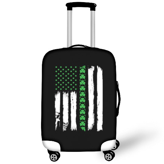 Irish American Flag St Patrick'S Day Luggage Covers