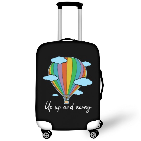 Up Up And Away Hot Air Balloon Lover Balloon Ride Luggage Covers