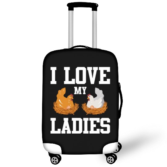 I Love My Ladies Chicken Chicks Chickens Luggage Covers