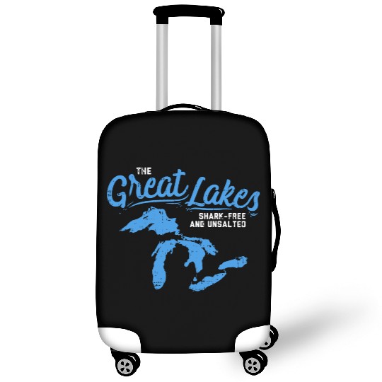 Great Lakes Shark Free & Unsalted Summer Vacation Luggage Covers