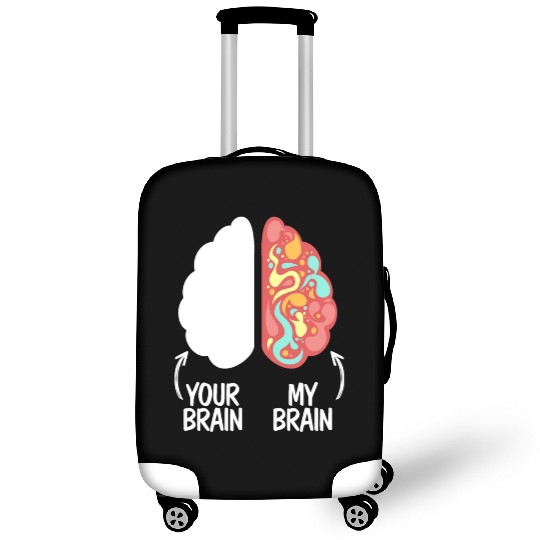 Your Brain My Brain Embrace Neurodiversity ADHD Luggage Covers
