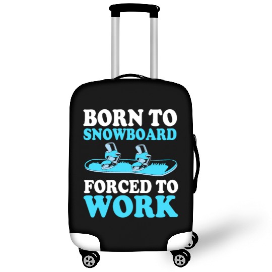 Snowboard Lover Funny Snowboarding Snowboarder Luggage Covers