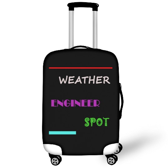 Weather Engineer Spot Luggage Covers