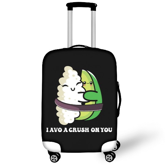 Avocado and Sushi Love Vegan And Lover Luggage Covers
