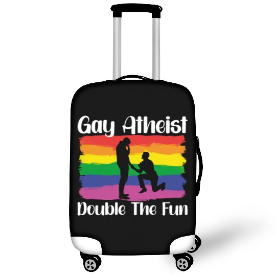 Gay LGBTQ Atheist Atheism Anti Religion Securalism Luggage Covers