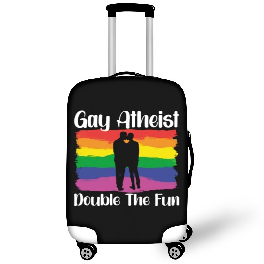 Gay LGBTQ Atheist Atheism Anti Religion Securalism Luggage Covers