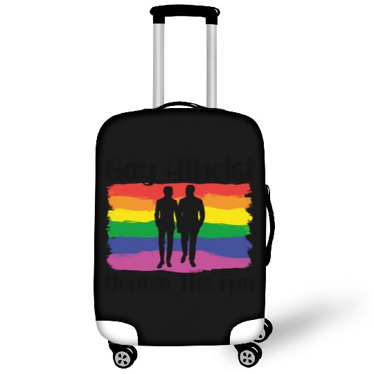 Gay LGBTQ Atheist Atheism Anti Religion Securalism Luggage Covers