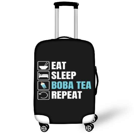 Bubble Tea Inspired Design For A Boba Tea Lover Luggage Covers