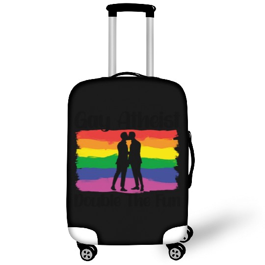 Gay LGBTQ Atheist Atheism Anti Religion Securalism Luggage Covers