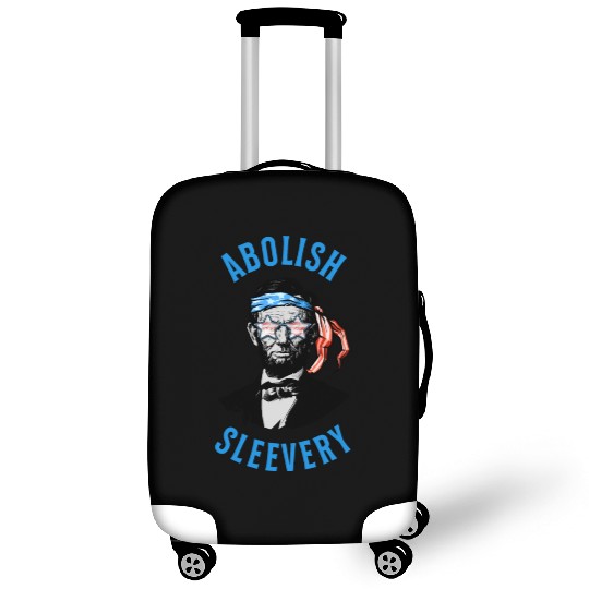Funny Abraham Lincoln Flag United States Patriotic Luggage Covers
