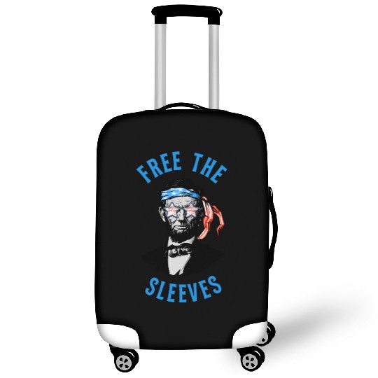 Funny Abraham Lincoln Flag United States Patriotic Luggage Covers