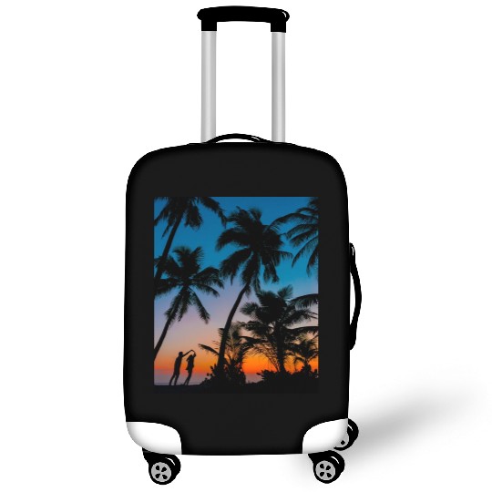 SWEETNESS OF DANCE -SUNSET IMAGE. Luggage Covers