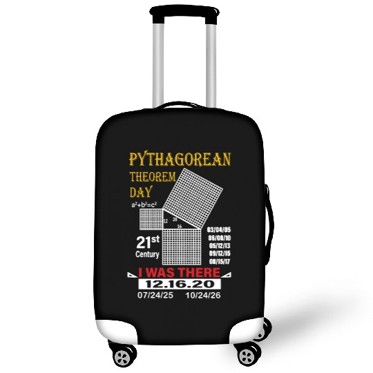 Pythagorean Theorem Day I Was There Math Teacher Luggage Covers