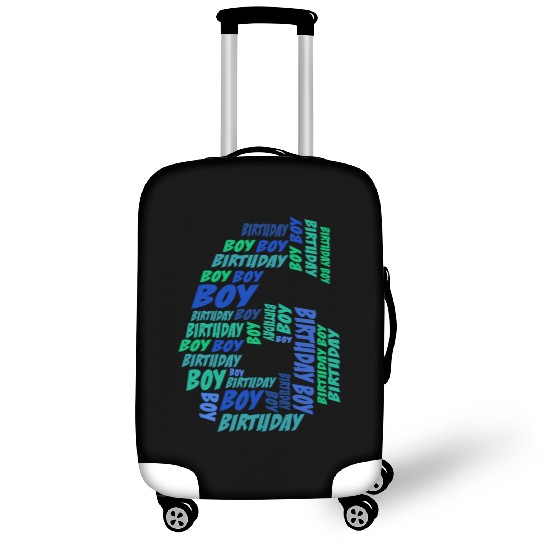 Birthday Boy 6th Birthday | Boys Birthday Luggage Covers |