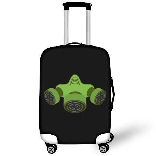 Gas mask green toxic nuklear mask Luggage Covers