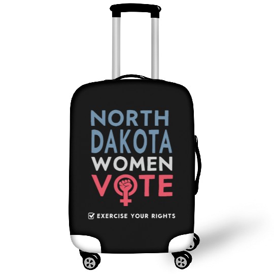 North Dakota Women Vote Voter 2022 Election Luggage Covers