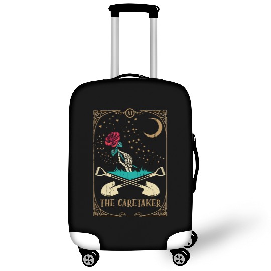 Rose Tarot Card Occult Club Gothic Caretaker Luggage Covers