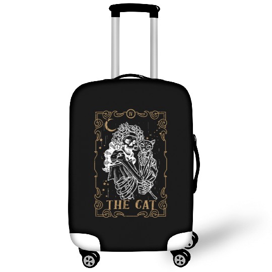 Cat Tarot Card Occult Club Gothic Animal Luggage Covers