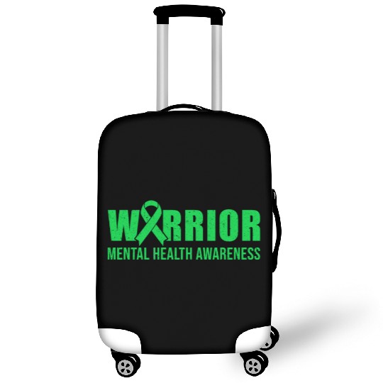 Mental Health Warrior Green Ribbon Luggage Covers