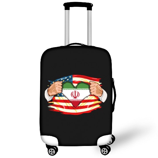 Persians Who Live in America Iran Flag Luggage Covers