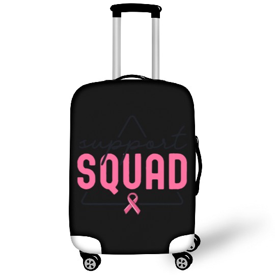 Breast Cancer Support Squad Matching Family Luggage Covers