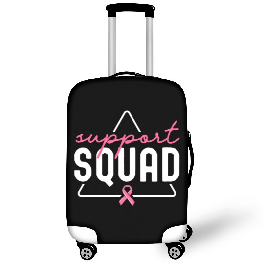 Breast Cancer Support Squad Matching Family Luggage Covers