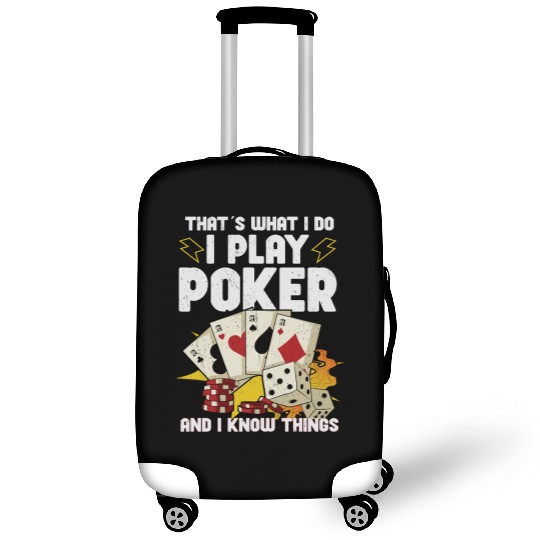 Poker Casino Poker Player Gambling Roulette Gift Luggage Covers
