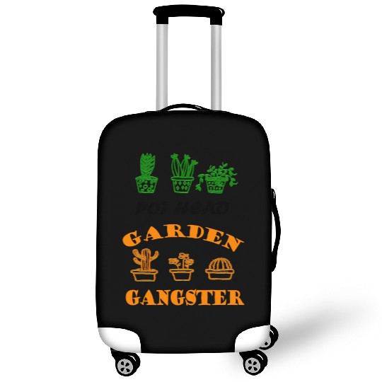 POT HEAD-GARDEN-GANGSTER-PLANT Luggage Covers women, men