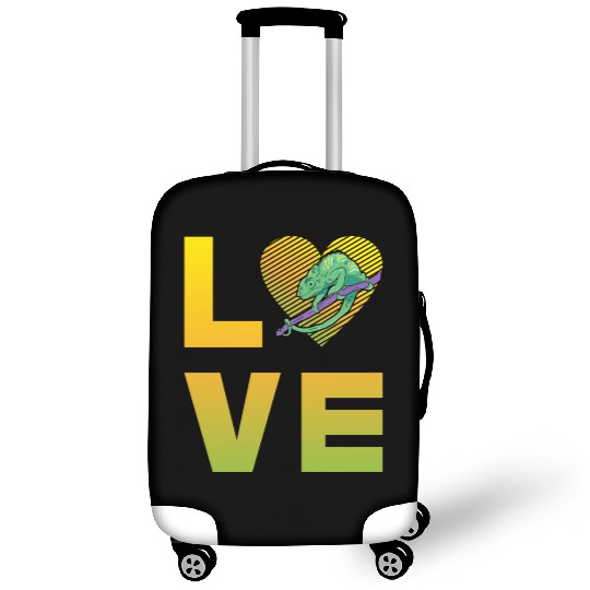 Chameleon Love Luggage Covers