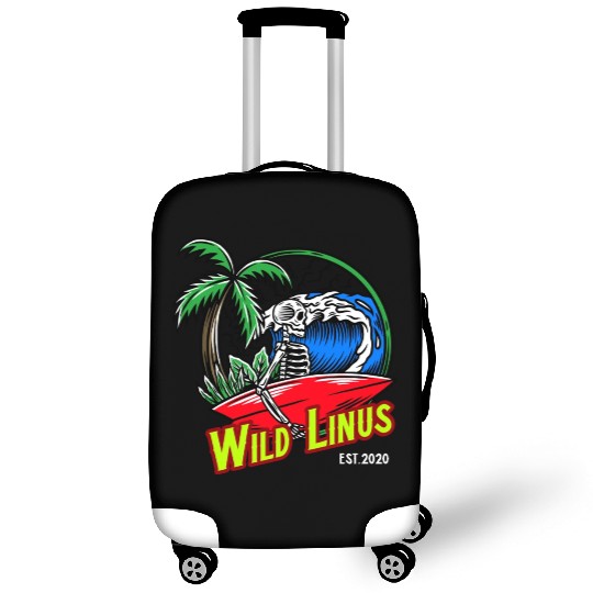 Surfing Skull by Wild Linus Germany Luggage Covers