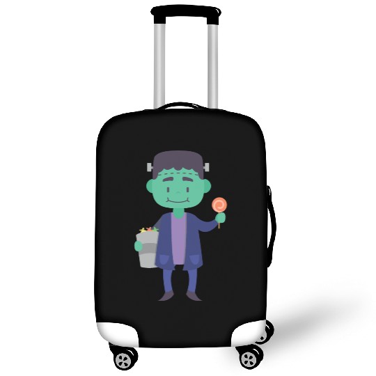 Candy Collector Happy Scary Halloween Vampire Luggage Covers