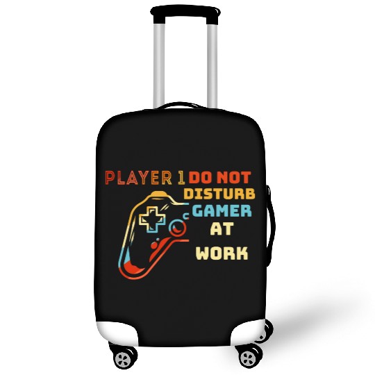 Do Not Disturb Gamer At Work-Gaming Lover Luggage Covers
