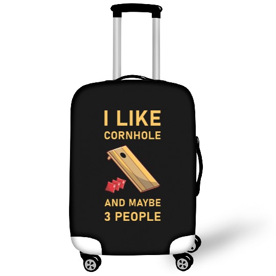 I like cornhole and maybe 3 people - Bean Bag Toss Luggage Covers